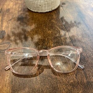 Blue light blocking Pink Eyeglasses